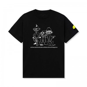 Black Anti Social Social Club ASSC x Bryant Giles Trio Tee | ASSC-11809