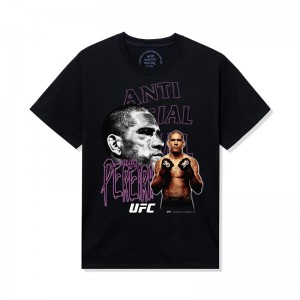 Black Anti Social Social Club ASSC x UFC Pereira Tee | ASSC-11829