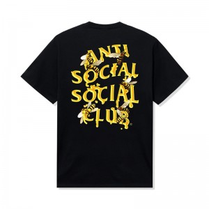 Black Anti Social Social Club Bee Keeper Tee | ASSC-11839