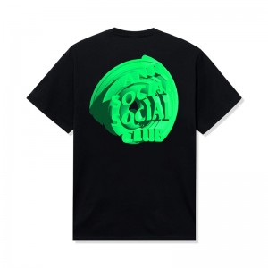 Black Anti Social Social Club Bullseye Tee | ASSC-11854