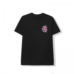 Black Anti Social Social Club Cancelled Tee | ASSC-11864