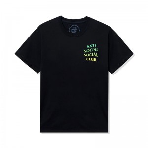 Black Anti Social Social Club Cancelled Again Tee | ASSC-11862