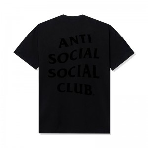 Black Anti Social Social Club DeafTone Tee (Premium 6.5oz) | ASSC-11872