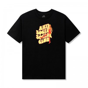 Black Anti Social Social Club Ellen von Unwerth for ASSC Tradecraft Tee | ASSC-11891