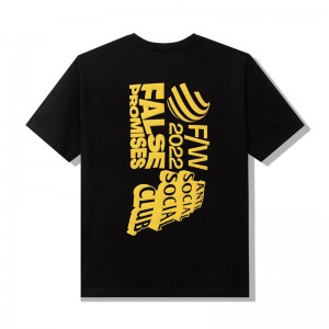 Black Anti Social Social Club False Promises Tee | ASSC-11906