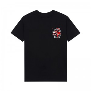 Black Anti Social Social Club Imprint Tee | ASSC-11901