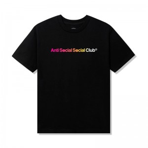 Black Anti Social Social Club Indoglo Tee | ASSC-11902