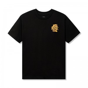 Black Anti Social Social Club Low Brow Tee | ASSC-11927