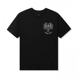 Black Anti Social Social Club Solace Tee | ASSC-11983