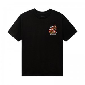 Black Anti Social Social Club Tiger Blood Tee | ASSC-12001