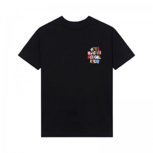 Black Anti Social Social Club Torn Pages Of Our Story Tee | ASSC-12008