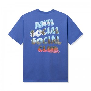 Blue Anti Social Social Club The Ride Home Tee | ASSC-11998