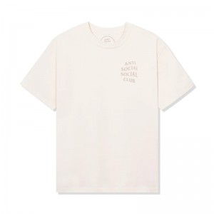 Ecru Anti Social Social Club Same But Different Premium Tee | ASSC-11967