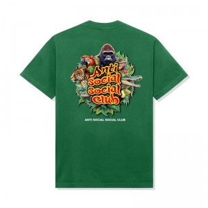 Green Anti Social Social Club Biome Tee | ASSC-11840