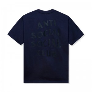 Midnight Blue Anti Social Social Club Same But Different Premium Tee | ASSC-11969