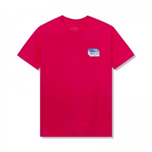 Pink Anti Social Social Club 404/747 Tee | ASSC-11777