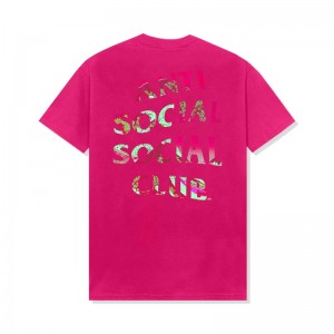 Pink Anti Social Social Club ASSC x Tonkatsu Tonkatsu Ni Tee | ASSC-11816