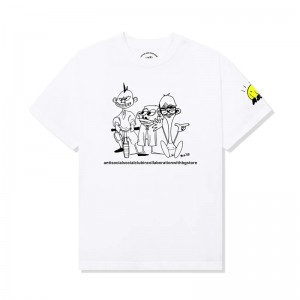 White Anti Social Social Club ASSC x Bryant Giles Trio Tee | ASSC-11810