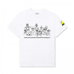 White Anti Social Social Club ASSC x Bryant Giles Group Tee | ASSC-11808