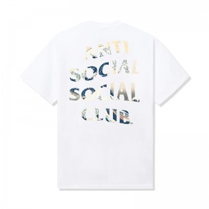 White Anti Social Social Club ASSC x Tonkatsu Tonkatsu Tee | ASSC-11820