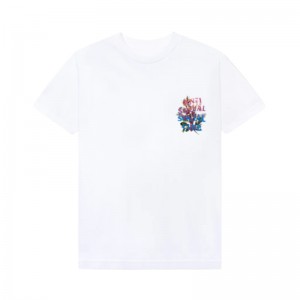 White Anti Social Social Club Bouquet For Girlfriend Tee | ASSC-11848