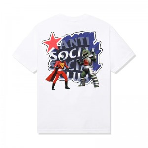 White Anti Social Social Club Intergalatic Tee | ASSC-11919