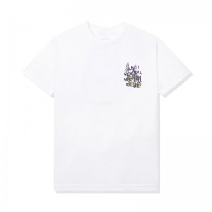 White Anti Social Social Club Lupine Tee | ASSC-11928