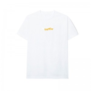 White Anti Social Social Club SAPEur x ASSC Tee | ASSC-11973