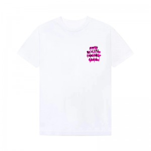 White Anti Social Social Club Spray Can Tee | ASSC-11990