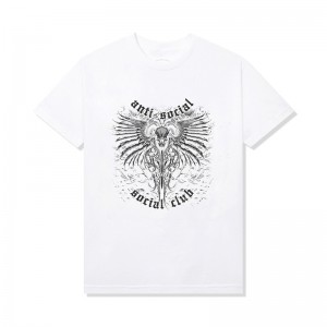 White Anti Social Social Club Sympathy Tee | ASSC-11994