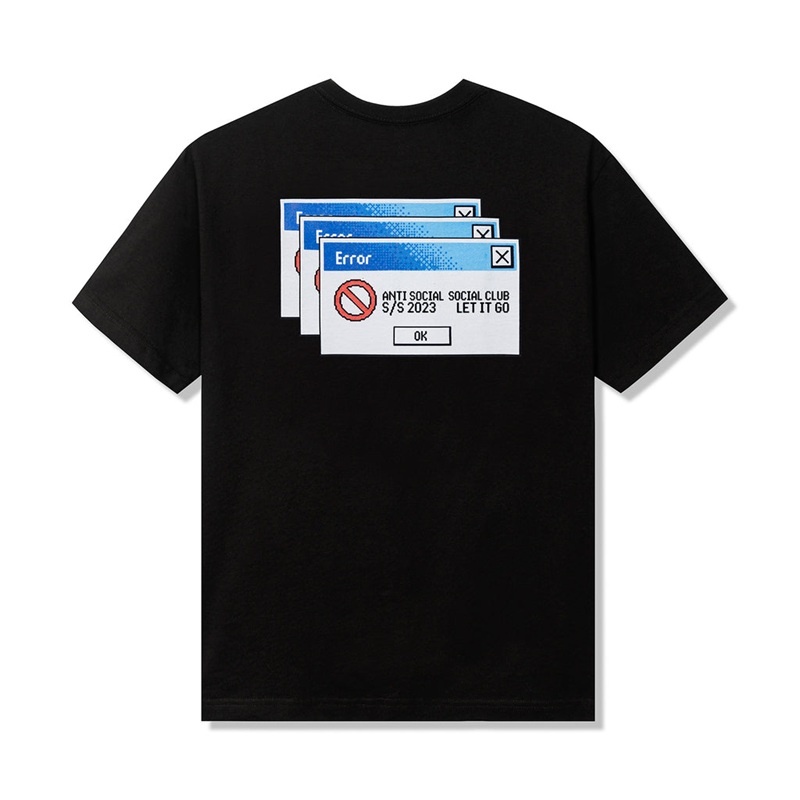 Black Anti Social Social Club 404/747 Tee | ASSC-11776