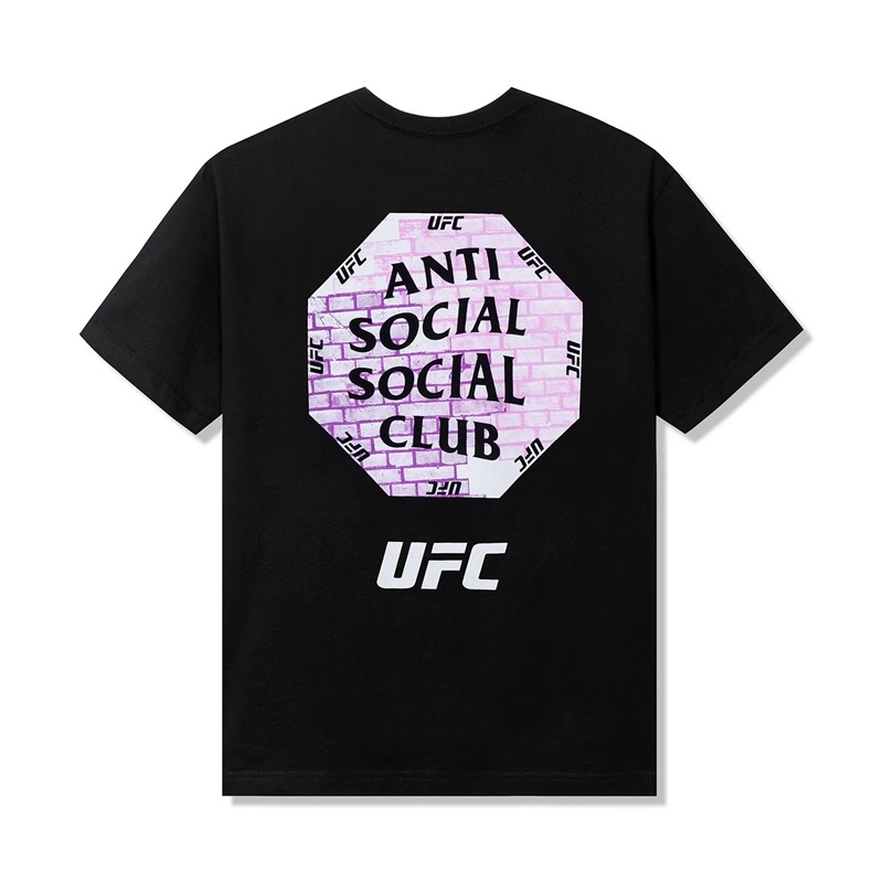 Black Anti Social Social Club ASSC x UFC Conned Tee | ASSC-11822