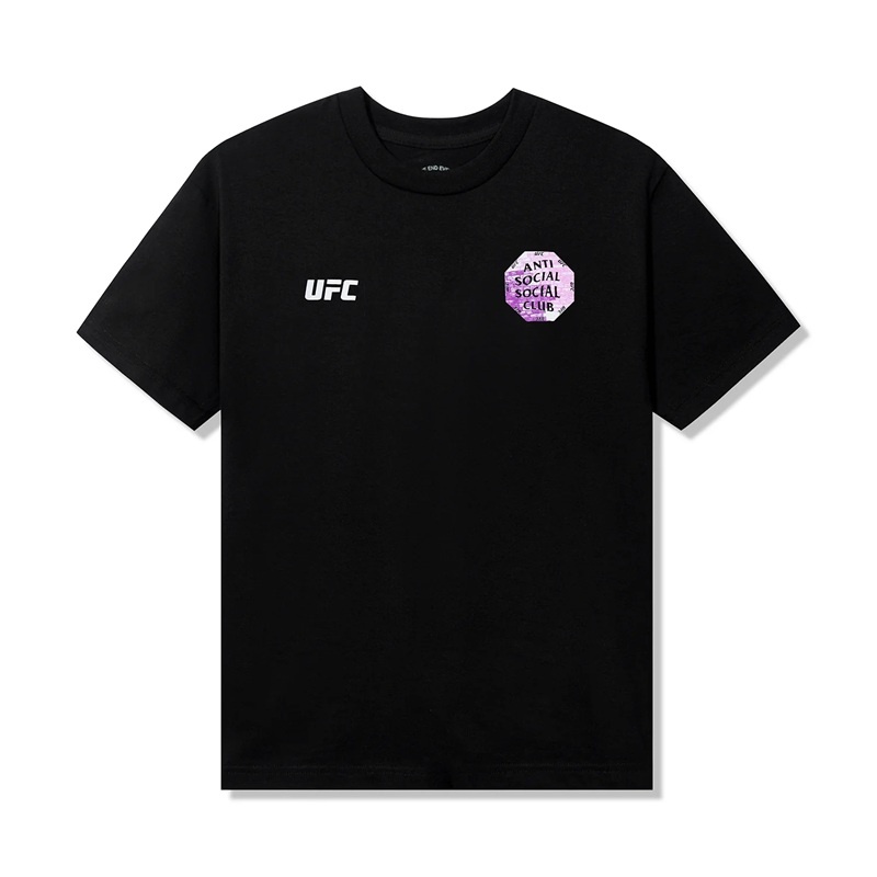 Black Anti Social Social Club ASSC x UFC Conned Tee | ASSC-11822