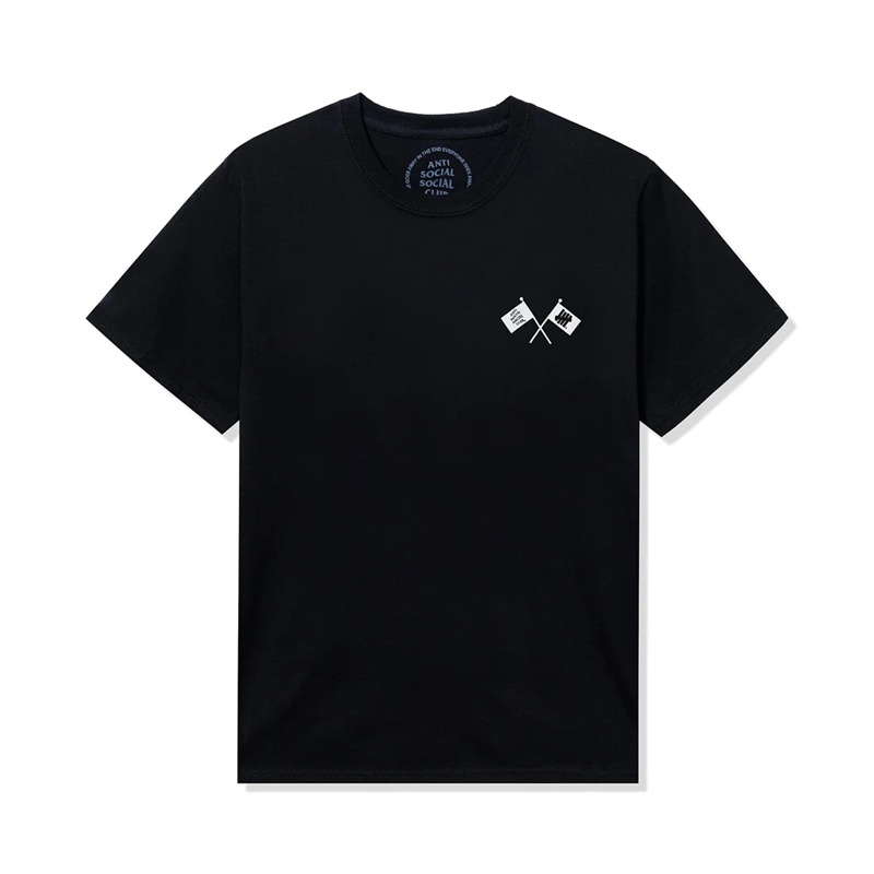 Black Anti Social Social Club ASSC x Undefeated Chess Club Tee | ASSC-11835