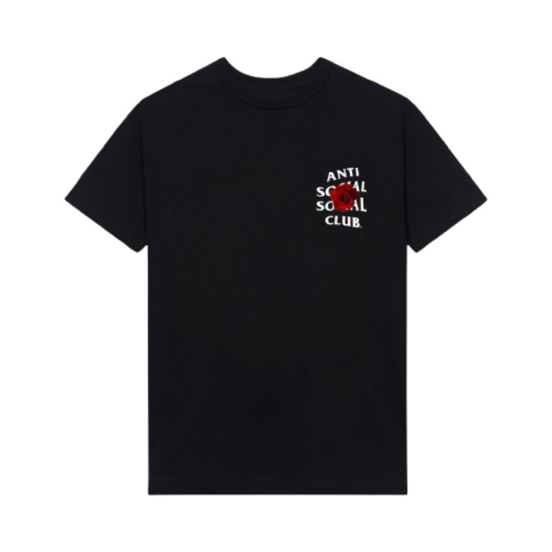 Black Anti Social Social Club Bat Emoji Color Tee | ASSC-11838