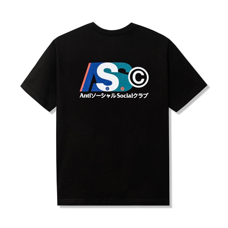 Black Anti Social Social Club Build Up Tee | ASSC-11852