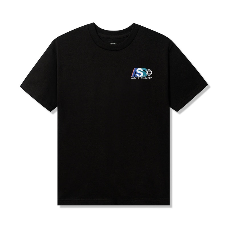 Black Anti Social Social Club Build Up Tee | ASSC-11852