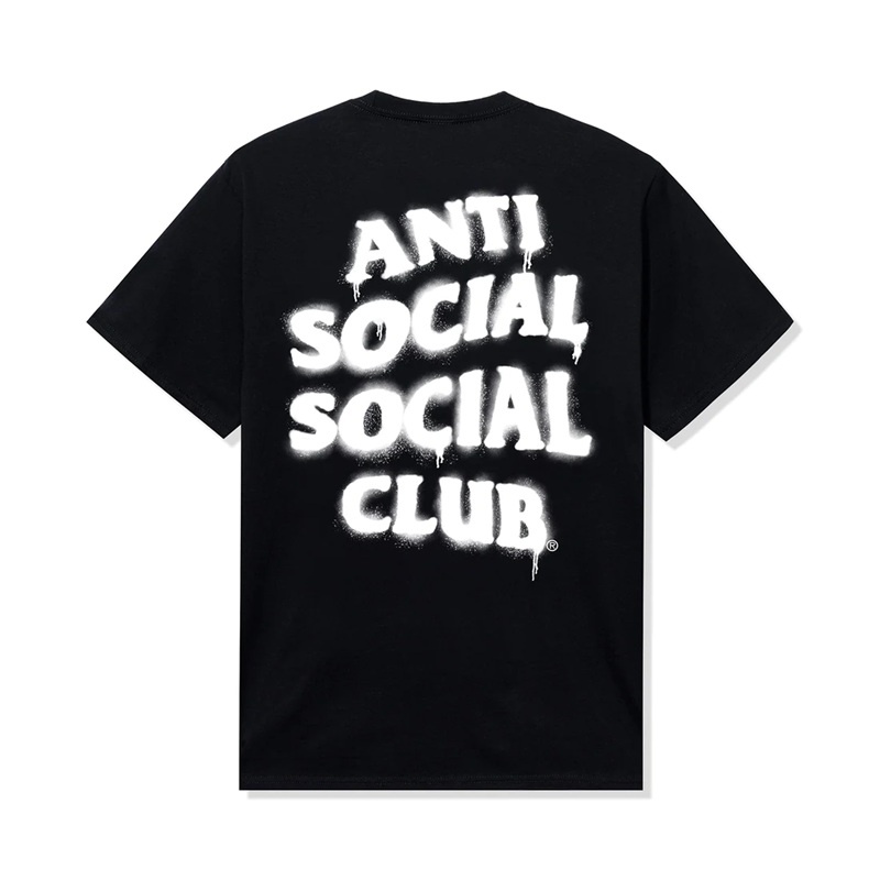 Black Anti Social Social Club Burn It Down Tee | ASSC-11857