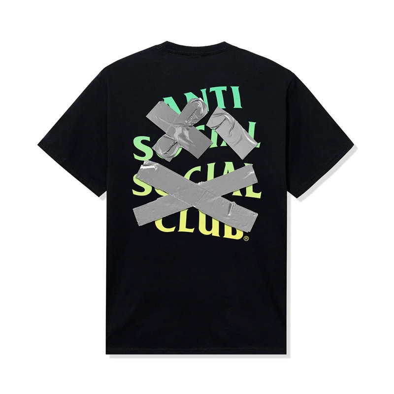 Black Anti Social Social Club Cancelled Again Tee | ASSC-11862