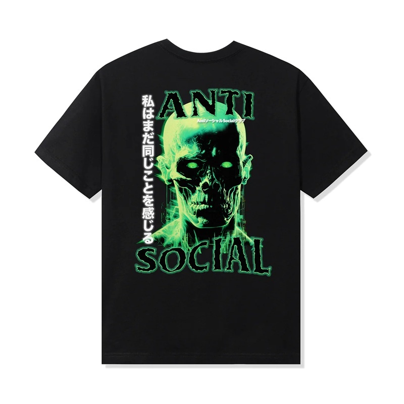 Black Anti Social Social Club Cannibal Tee | ASSC-11866