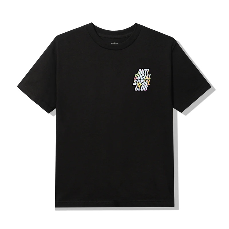 Black Anti Social Social Club Drop A Pin Tee | ASSC-11881