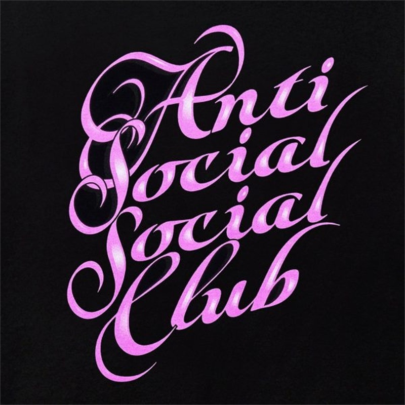 Black Anti Social Social Club Eyelash Tee | ASSC-11904