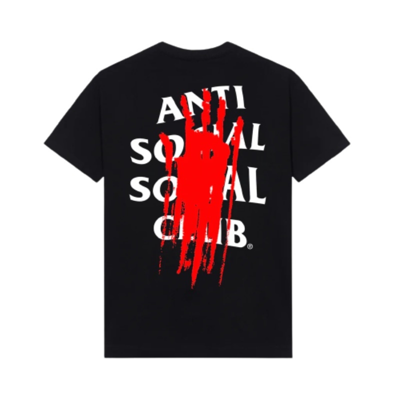 Black Anti Social Social Club Imprint Tee | ASSC-11901