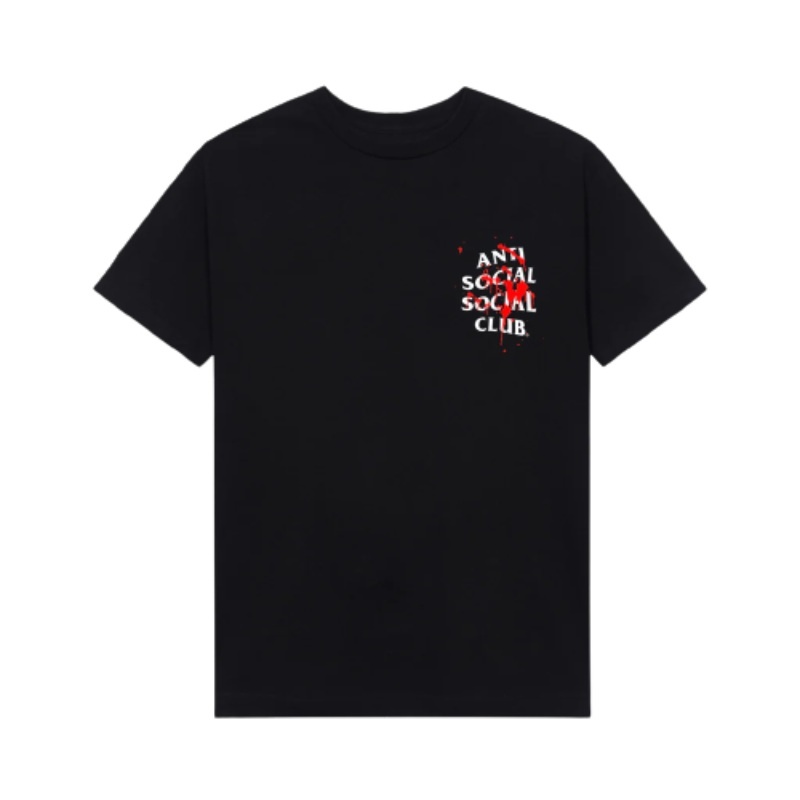 Black Anti Social Social Club Imprint Tee | ASSC-11901