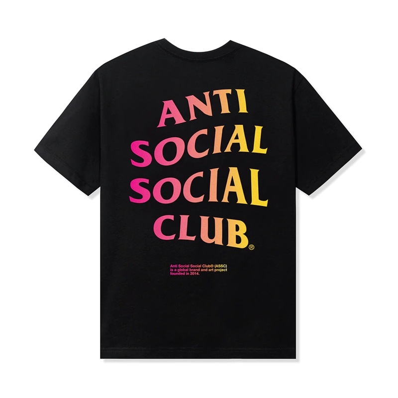 Black Anti Social Social Club Indoglo Tee | ASSC-11902