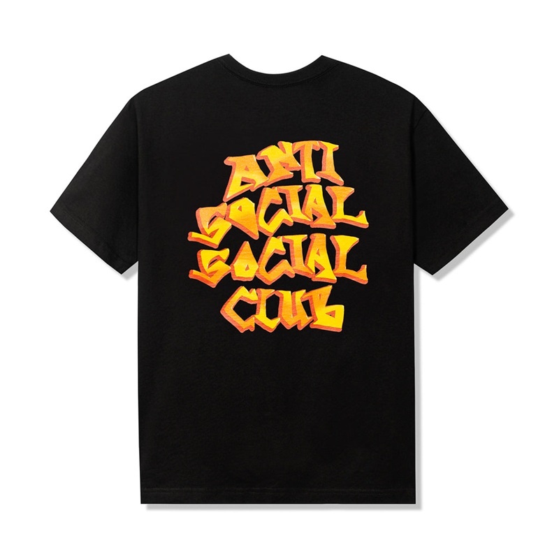 Black Anti Social Social Club Low Brow Tee | ASSC-11927