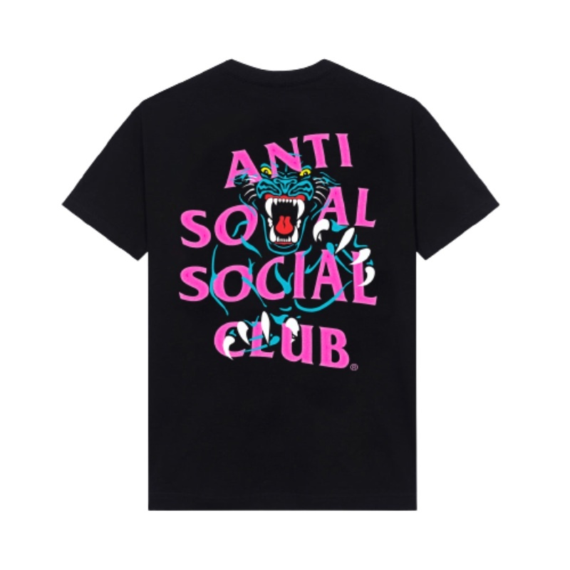 Black Anti Social Social Club Panther Tee | ASSC-11951