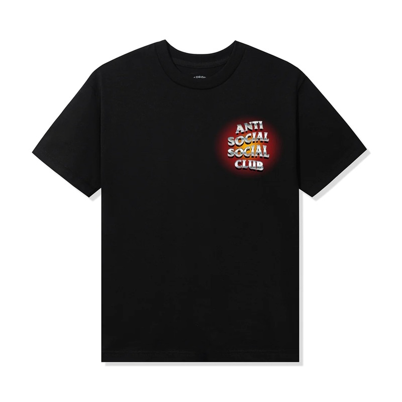 Black Anti Social Social Club Rising Sun Tee | ASSC-11960