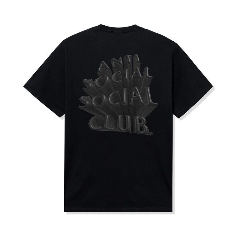 Black Anti Social Social Club Spatial Tee | ASSC-11984