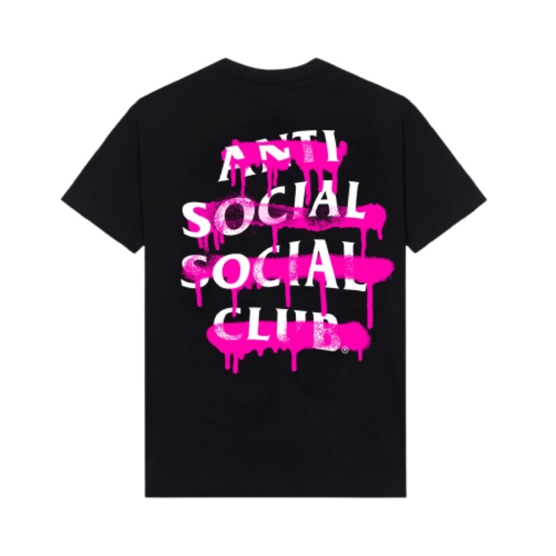 Black Anti Social Social Club Spray Can Tee | ASSC-11989